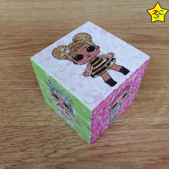 Cubo Rubik 3x3 Muñecas Lol Surprise Diversion Stickerless