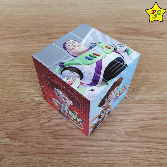 Cubo Rubik 3x3 Toy Story Woody Buzz Saurus Stickerless