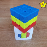 Cubo Rubik Tricolor Seleccion Sandwich 3x3 Speedcube Mate