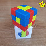Cubo Rubik Tricolor Seleccion Sandwich 3x3 Speedcube Mate