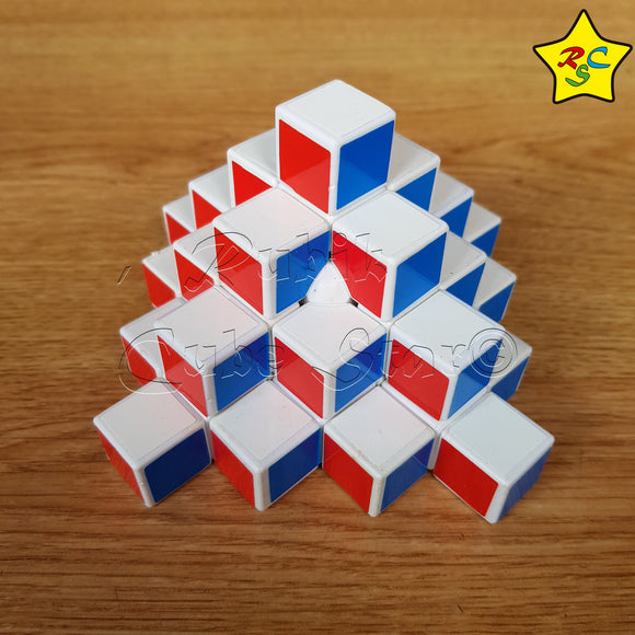 Cubo Rubik 3x3 Piramide Azteca Maya Magic Cube Blanco