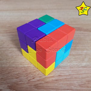 Cubo Soma Puzzle Colores Rubik Rompecabezas Tridimensional
