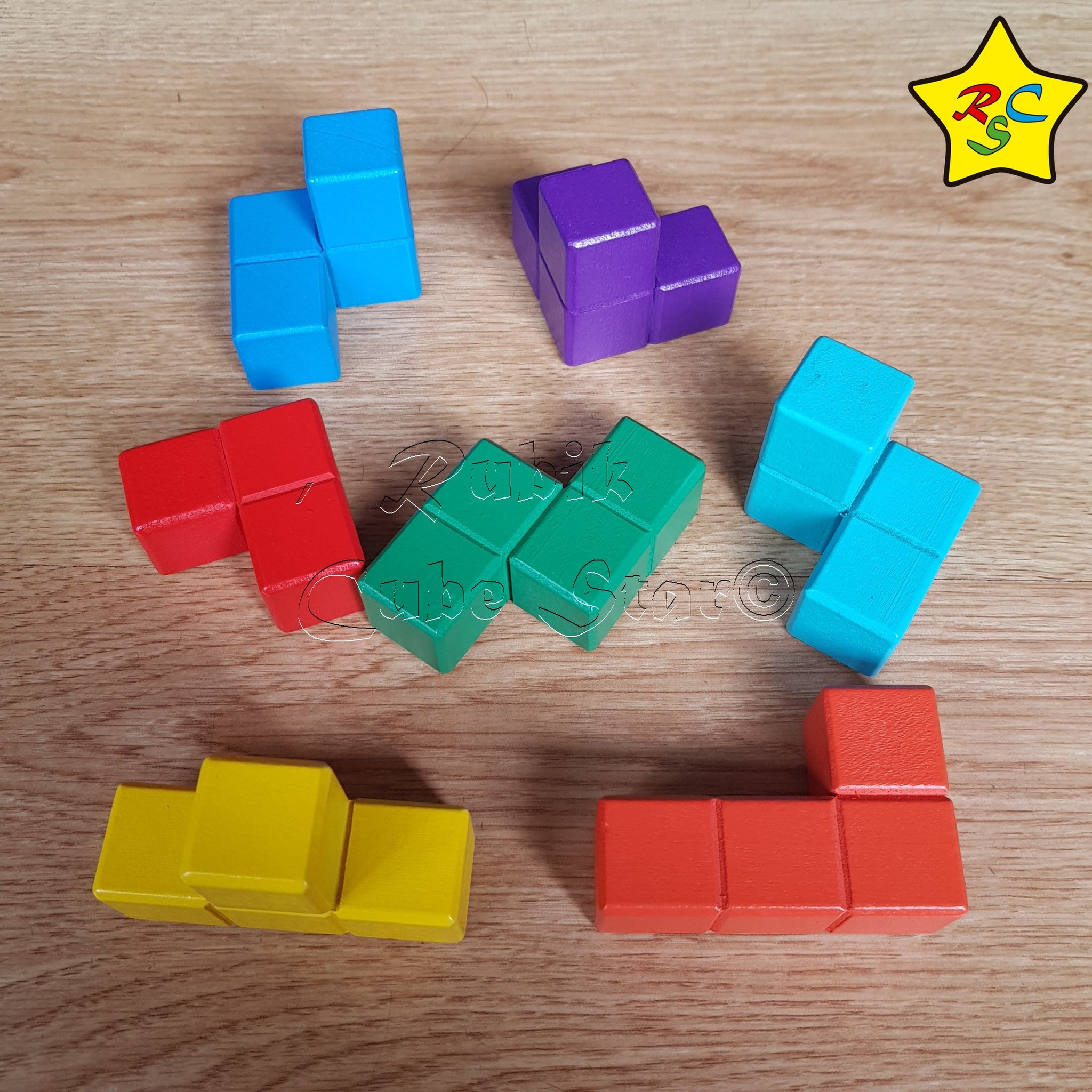 Cubo Soma Puzzle Colores Rubik Rompecabezas Tridimensional Rubik Cube Star