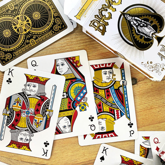 Bicycle 1885 Baraja Poker Maquina Magic Playing Cards Dorada