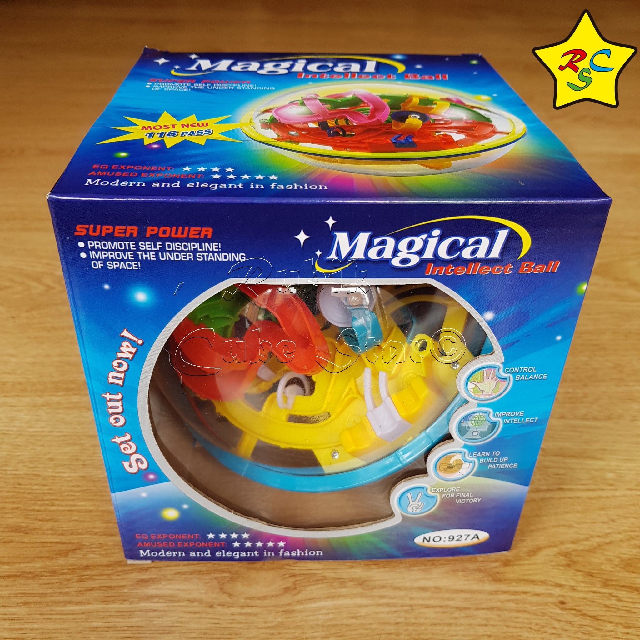 Bola Laberinto 3d Magical Ball 100 Niveles 12 Cm Rubik