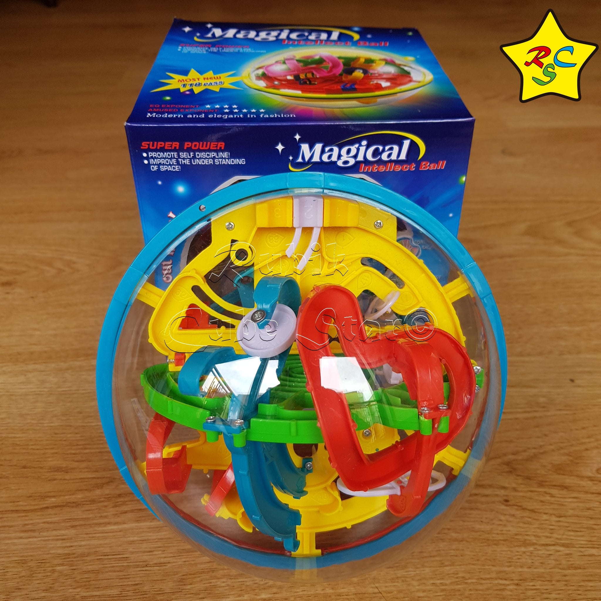 Bola Laberinto 3d Magical Ball 100 Niveles 12 Cm Rubik