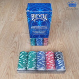 Fichas Poker Profesional Bicycle 8 Gram Clay 100 Chips Casino