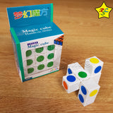 Floppy Cubo Rubik 3x3x1 Magic Cube Cuboide Blanco - Negro