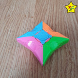 Cubo Rubik 3x3x1 Floppy Spinner Fidget Candy Color 1x3x3
