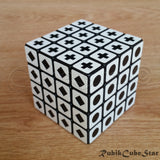 Cubo Rubik 4x4 Alumbra Oscuridad Stickers Formas