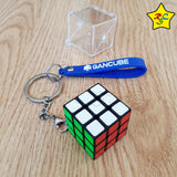 Gan 328 Llavero 3x3 Mini Gancube Cubo Original Speedcube Negro