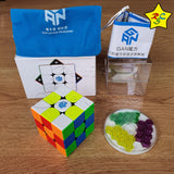 Gan 356 M Cubo Rubik 3x3 Magnetico Original Stickerless +Ges