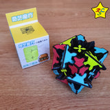 Gear 3x3 Tricolor Cubo Rubik Sandwich Qiyi Engranajes Tiled