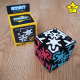 Gear Crazy Qiyi Cubo Rubik Axis Modificación 3x3 Gear Cube