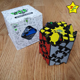 Gear Prisma Hexagonal 3x3 Cubo Rubik Lanlan Engranajes Negro