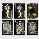 Baraja Cartas Stargazer Nebula Colores Verde Bicycle Poker