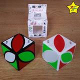 Cubo Rubik Ivy Cube Qiyi 3x3 Mofangge Skewb - Negro - Blanco