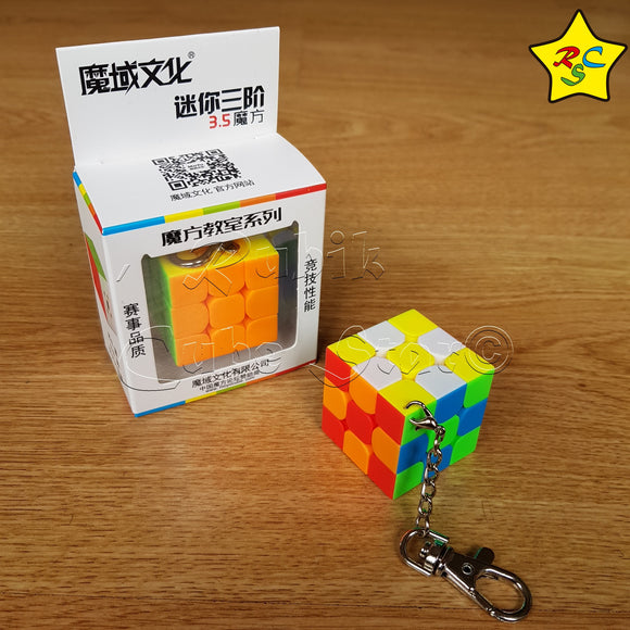 Llavero Cubo Rubik 3x3 Moyu Profesional Keychain Speed Cube 3cm
