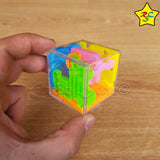 Puzzle Laberinto Cubico Niveles Agilidad Multi Color 4.4cm