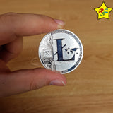 Cripto Moneda Conmemorativa Alta Calidad Blockhain Lujo BTC - Bitcoin - Ether - Litecoin