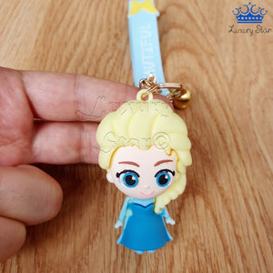 Llaveros Princesa Rapunzel Detalle Frozen Enredados Cenicienta Regalo Niña X1