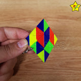 Llaveros Mini Cubo Rubik  2x2 3x3 Buen Giro Stickerless
