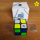 Cubo De Rubik 2x2 Yj Mgc 2x2 Magnetico Speedcube - Negro