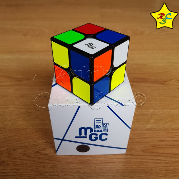 Cubo De Rubik 2x2 Yj Mgc 2x2 Magnetico Speedcube - Negro