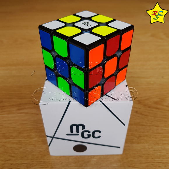 Mgc Magnetico Cubo Rubik Yj 3x3 Speedcube Yongjung - Negro
