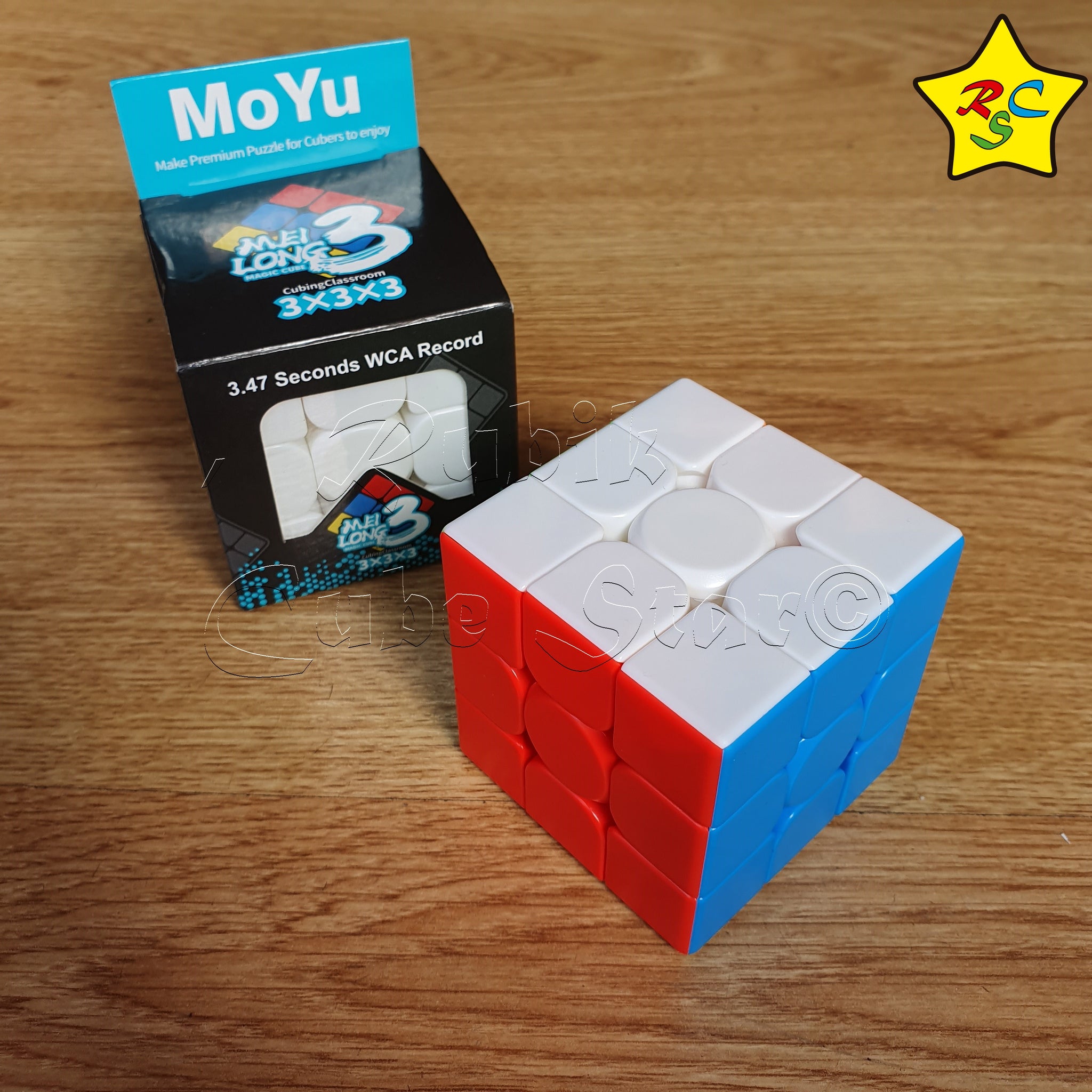 Cubos De Rubik 3x3 Cubo Rubik 3x3 Meilong Moyu Speedcube Gama Warrior Velocidad – Rubik Cube  Star