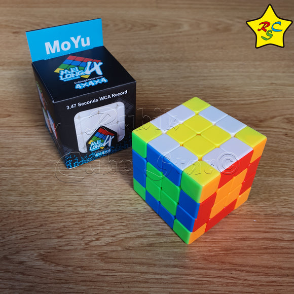 Meilong 4x4 Cubo Rubik Moyu Mofang Jiaoshi Profesional SpeedCube