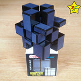 Mirror Qiyi Carbono Cubo Rubik 3x3 Speedcube - Azul
