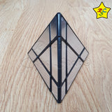 Pyraminx Mirror 2x2 Tower Jing Espejo Shengshou Plateado