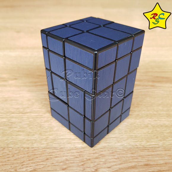 Mirror Siamés Bloque 3x3 Modificado Cubo Rubik Qiyi - Azul