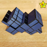 Mirror Siamés Bloque 3x3 Modificado Cubo Rubik Qiyi - Azul