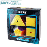 Pack X4 Cubos Rubik Megaminx Pyraminx Skewb Square One Moyu