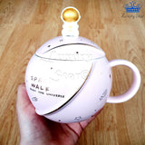 Mug Astronauta Cuchara Redondo Taza Ceramica