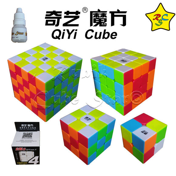 Pack Cubos Rubik Qiyi 2x2-5x5 Paquete Speedcube
