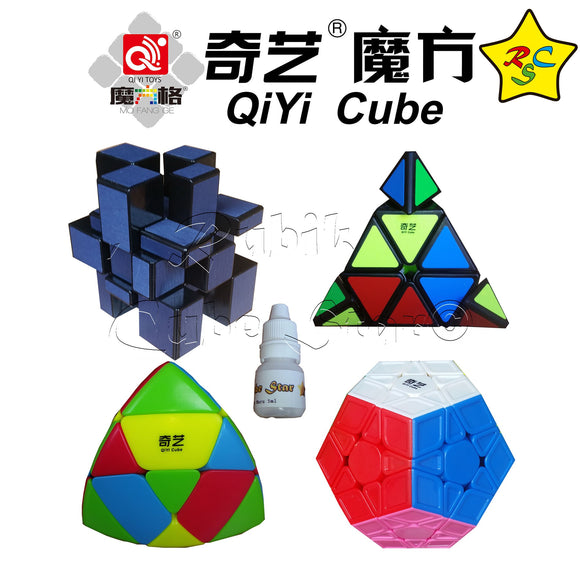 Pack Cubos Rubik Mastermorphix, Mirror, Pyraminx, Megaminx