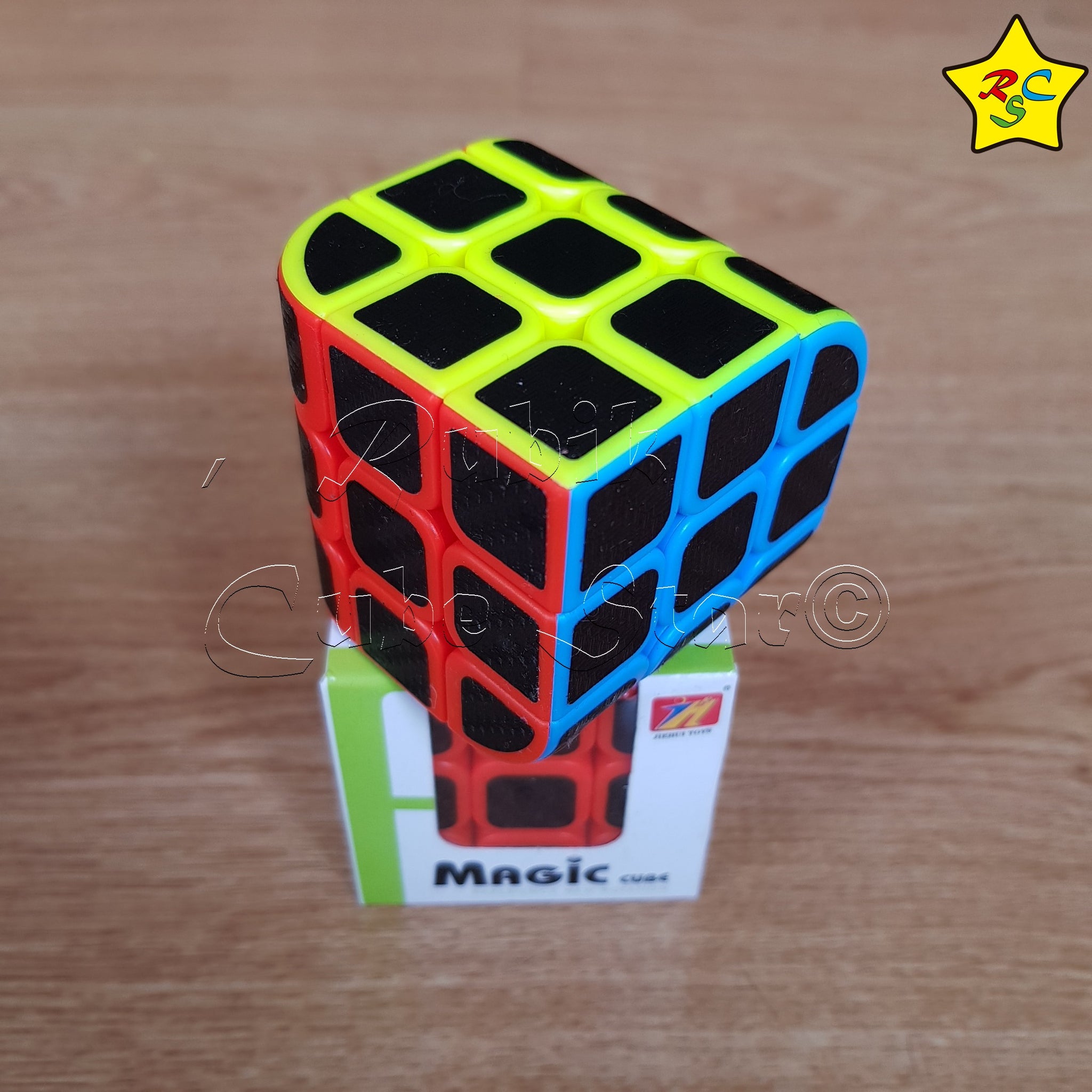 Cubo Rubik 3 Colores Penrose 3x3 Cubo Rubik Fibra Carbono 3 Colores Magic Cube – Rubik Cube Star