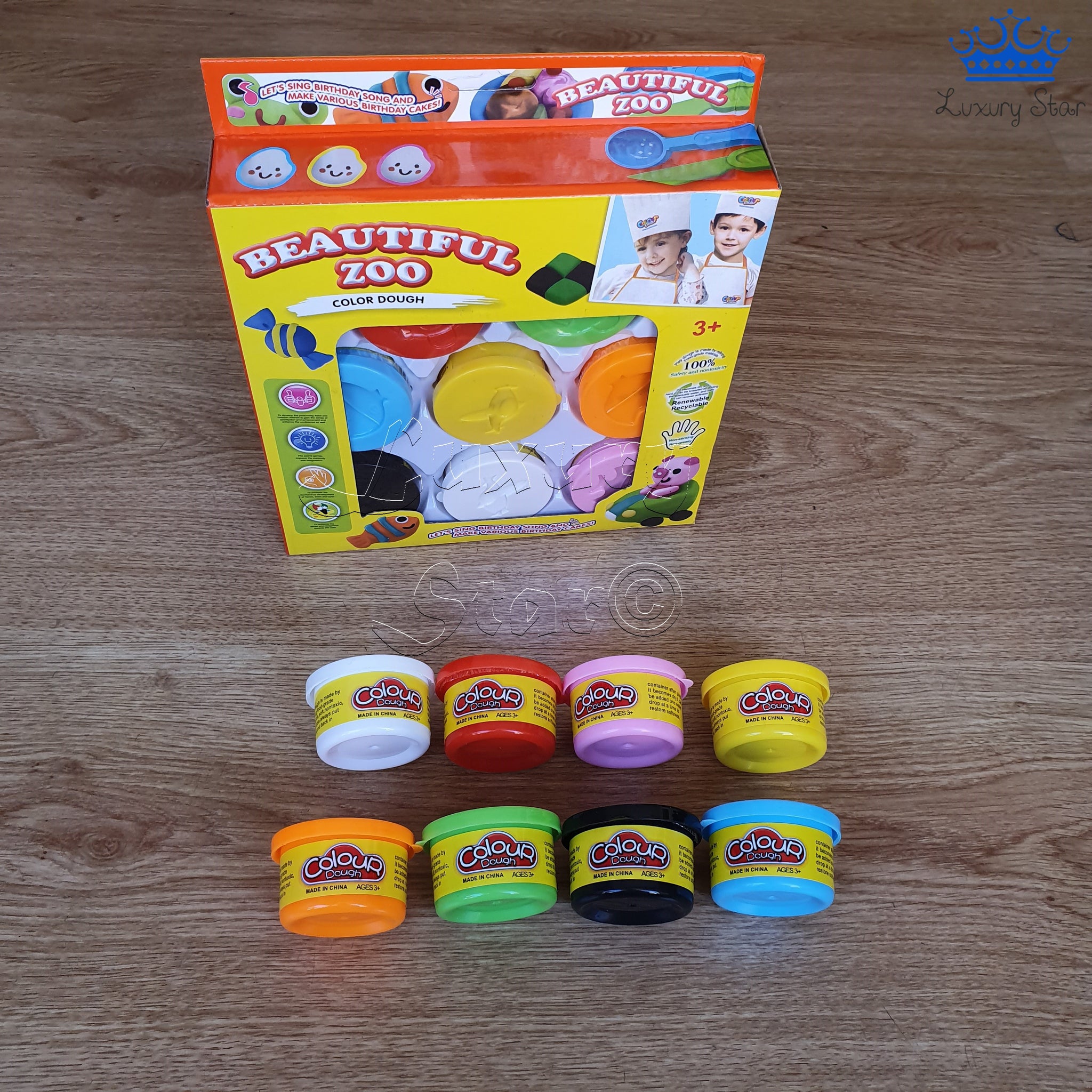 Plastilina Didactica Moldeable Colour Dough Kit X 8 Colores – Rubik Cube  Star