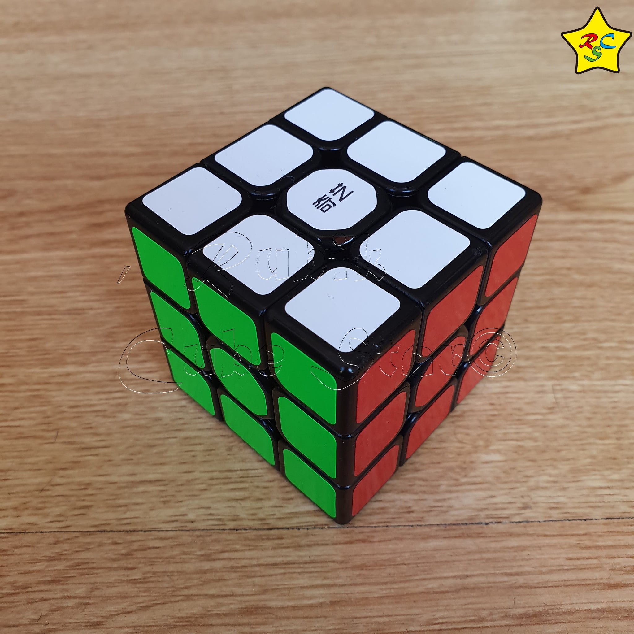 Cubo Rubik Original 3x3 Sail W Actualizado Qiyi Negro Rubik Cube Star