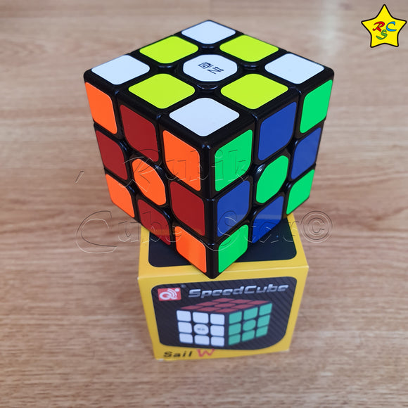 Cubo Rubik Original 3x3 Sail W Actualizado Qiyi Negro