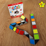 Snake Rubik 36 Piezas Antiestrés Rompecabezas Colores Formas