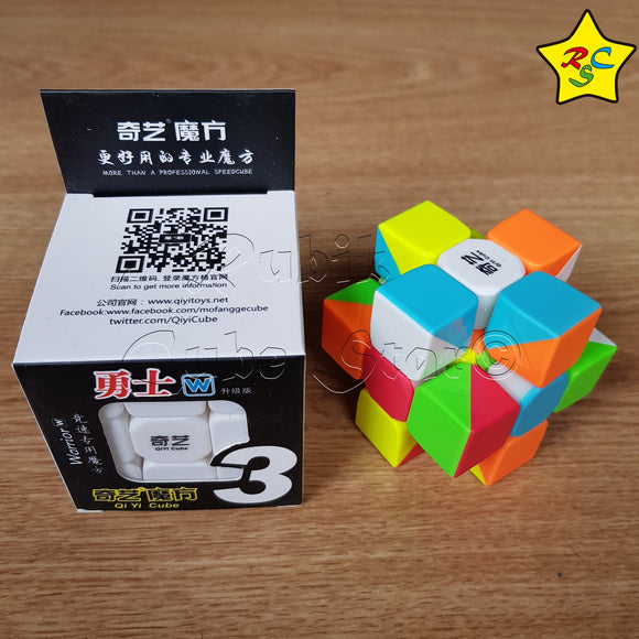 Cubo Rubik 3x3 Solo Aristas Modificacion Qiyi Warrior W
