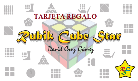 Tarjeta de Regalo - Rubik Cube Star