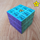 Cubo Rubik Tabla Periodica 3x3 Chemical Elements Color Zcube