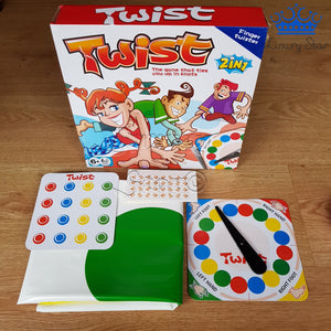 Twister Juego 2 En 1 Familia Twist Tapete Colores Dedos Pies