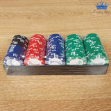 Fichas Poker Profesional Bicycle 8 Gram Clay 100 Chips Casino
