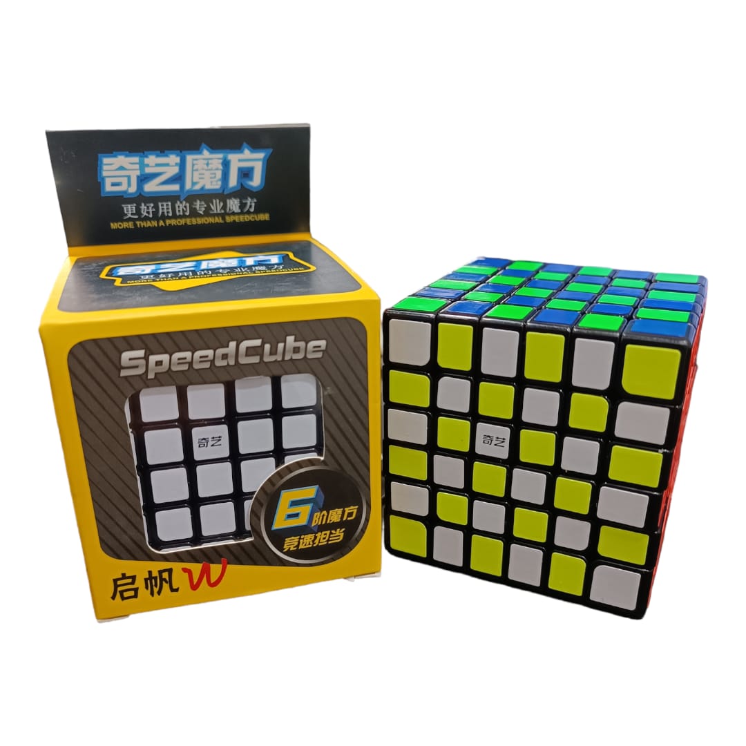 Cubo De Rubik 6 X 6 Cubo Rubik 6x6 Negro Qifan W Qiyi Profesional Speed Stickers – Rubik Cube  Star